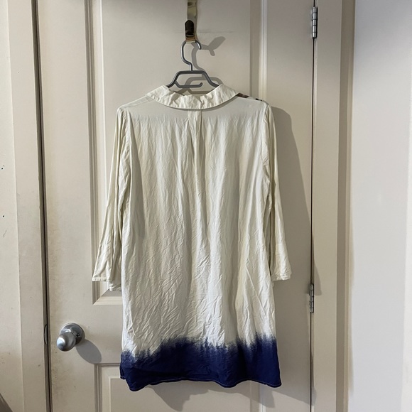 MAEVE Anthropologie Watercolour Floral Print Oversized Tunic Size Small - Picture 7 of 13